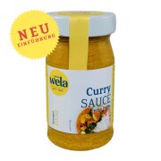 wela Curry Sauce, Feine Paste, Glas
